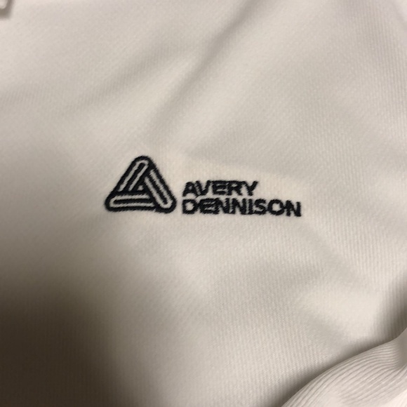 Nike Golf Mens Dri-Fit Avery Dennison Golf Polo Embroidered White Large - Picture 4 of 6